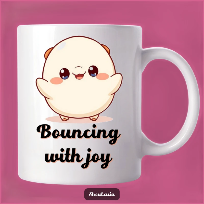 Funny Dumpling Bounce Mug: A Cheerful and Hilarious Foodie Gift