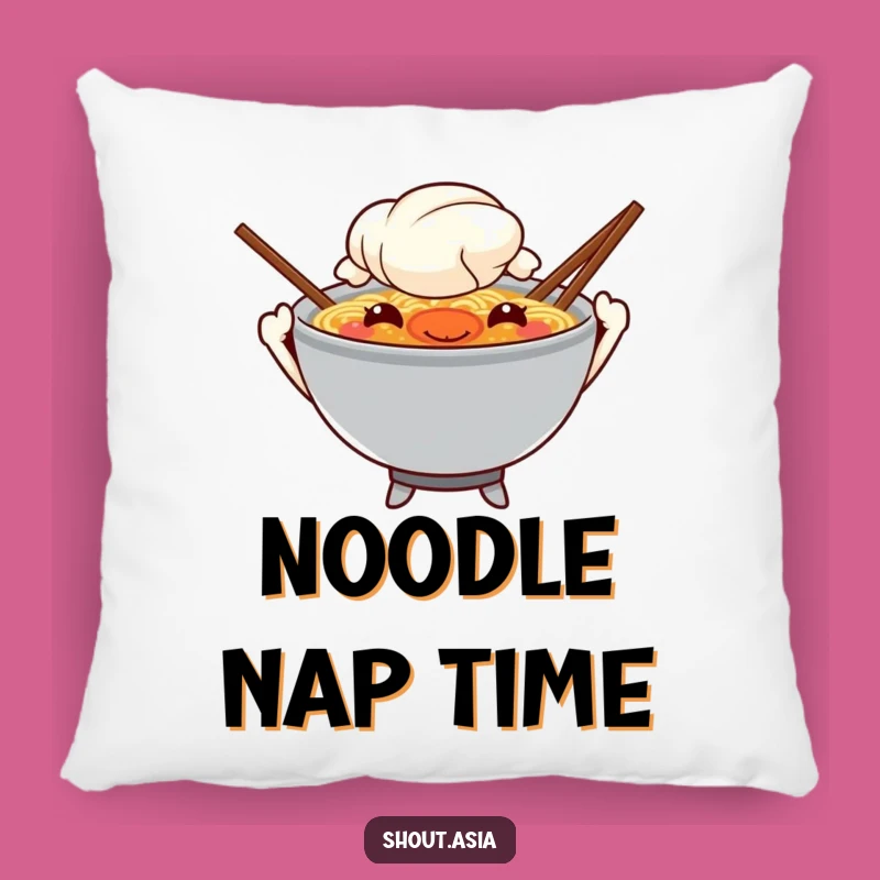 Funny Ramen Pillow: Cozy Comfort with a Mischievous Hug