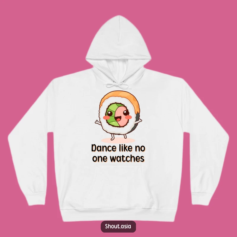 Funny Jigging Sushi Roll Hoodie: Cozy Comfort and Hilarious Style