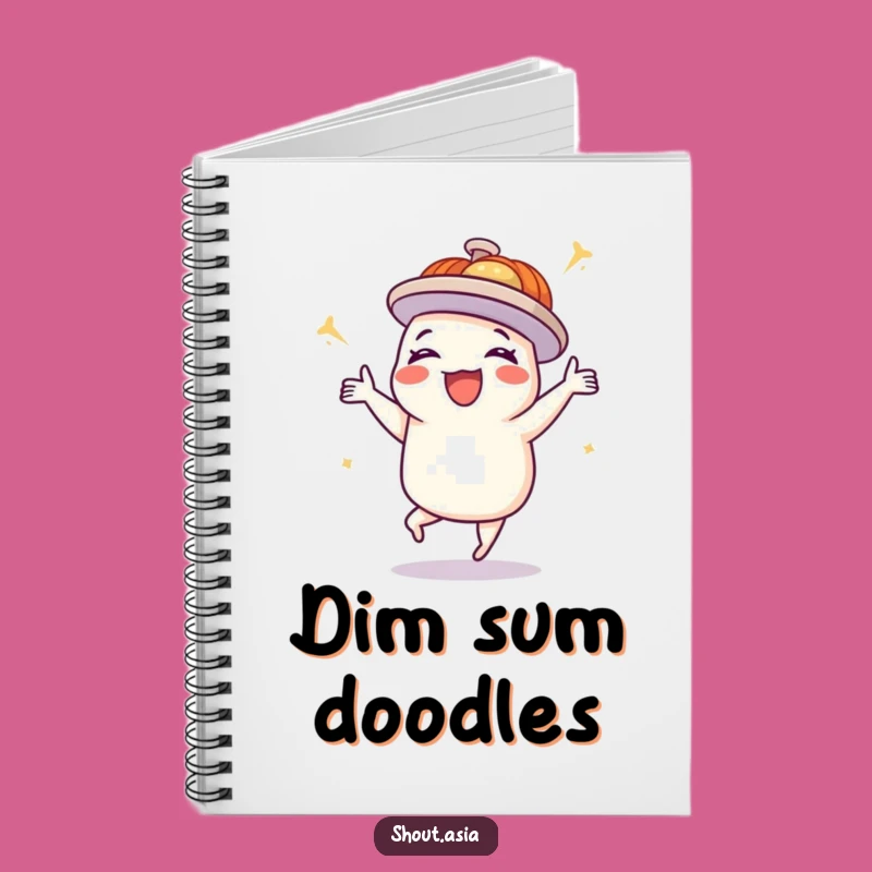 Funny Dim Sum Notebook: Jot Down Ideas with Dancing Flair