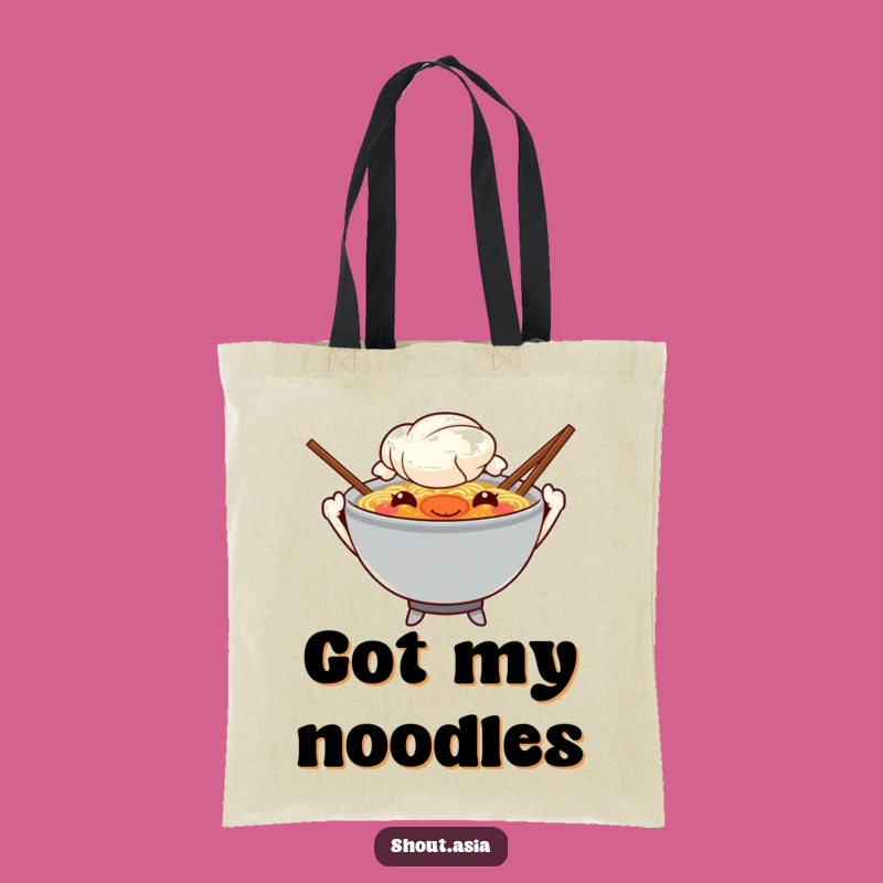 Funny Ramen Tote Bag: Carry Your Laughs and Noodles in Style